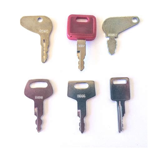 case mini excavator key|Case Heavy Equipment / Construction Ignition Key Set (6 Keys).